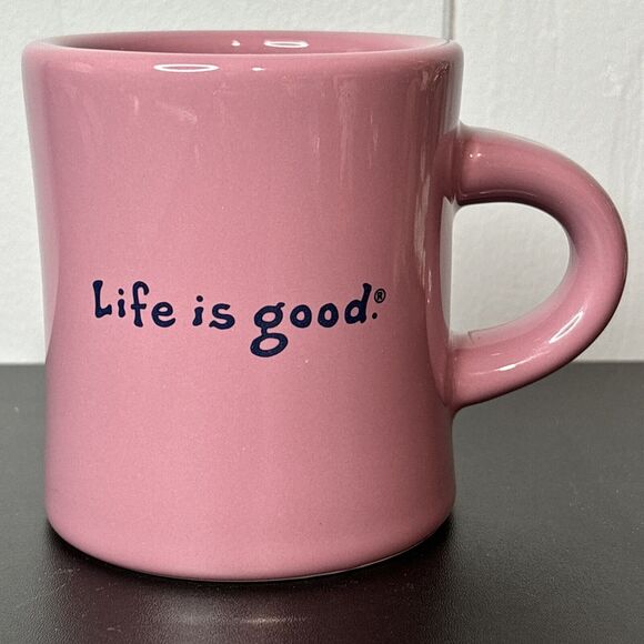 LIFE IS GOOD HOME HEAVY DINER COFFEE MUG 12 OZ "MAKE SOME JOYS" COOKING - Picture 2 of 6